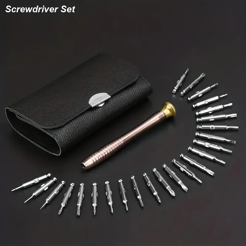 25 in 1 Mini Precision Screwdriver Set Electronic Torx Screwdriver Opening Repair Tools Kit for iPhone Camera Watch Tablet PC