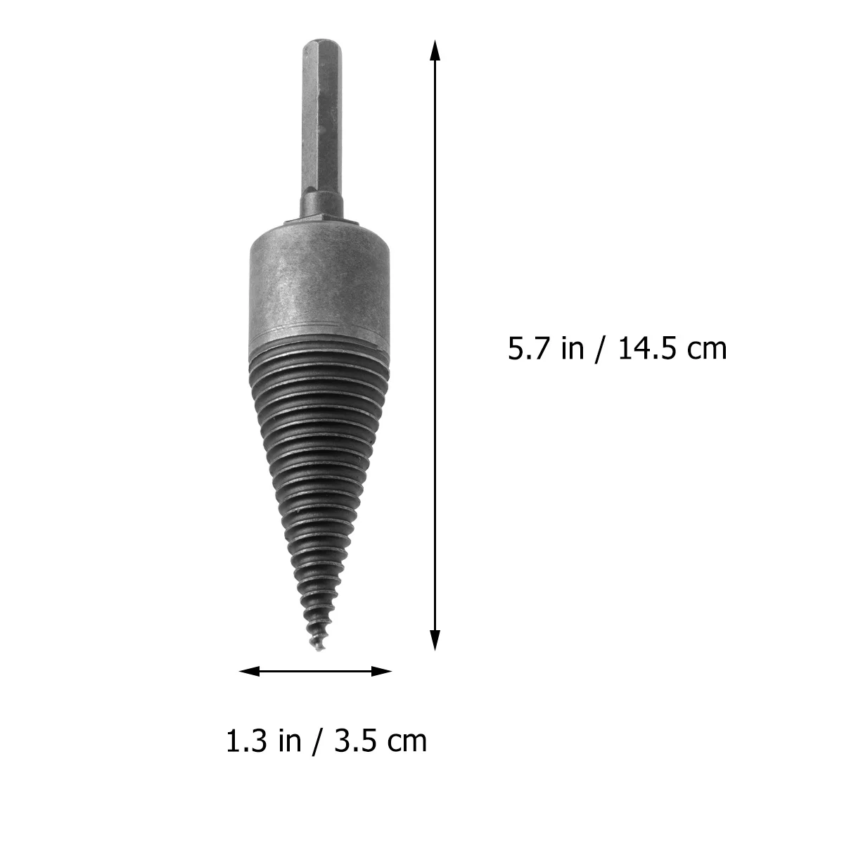 

Wood Splitting Drill Bit Forged Steel One-Piece Anti-Slip Groove Long Lasting Electric Hammer Tool Rotary Bit Set