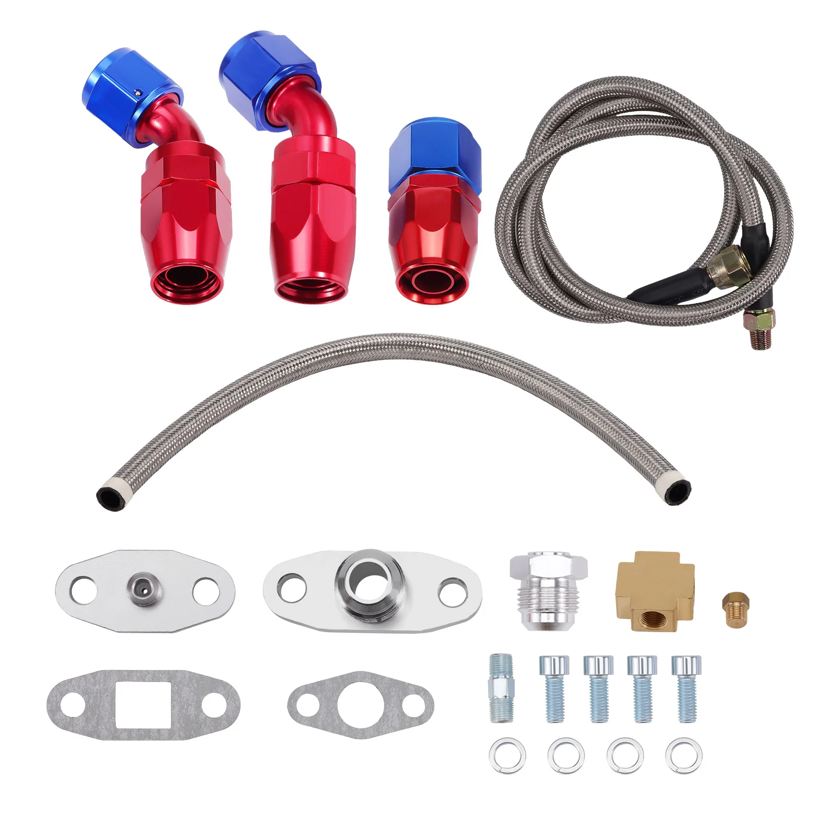 

Universal Turbo Oil Line Kits Feed Line & Return Line kits For T3 T4 T70 T66