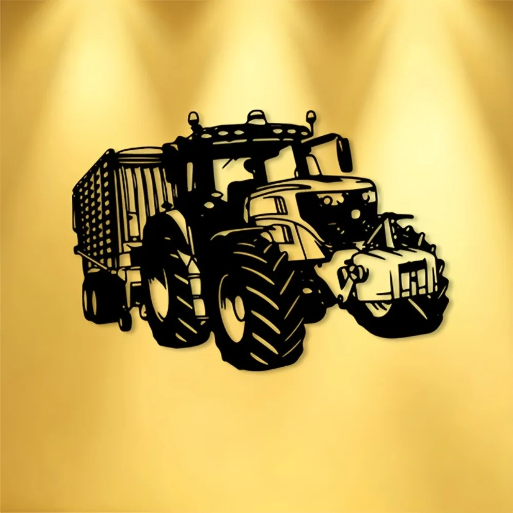 CIFBUY Vintage Tractor Iron Metal Wall Art, Rustic Farmhouse Hanging Decor & Outdoor Fence Home Ornament