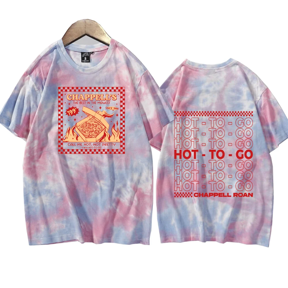 

Chappell Roan Hot To Go Tie Dye Shirts Unisex Round Neck Short Sleeve Tee