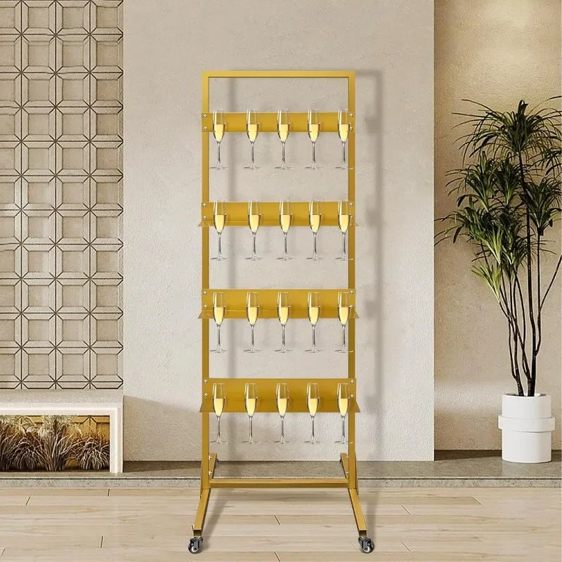 Champagne Glass Holder Movable Cocktail Glass Holder Outdoor Indoor