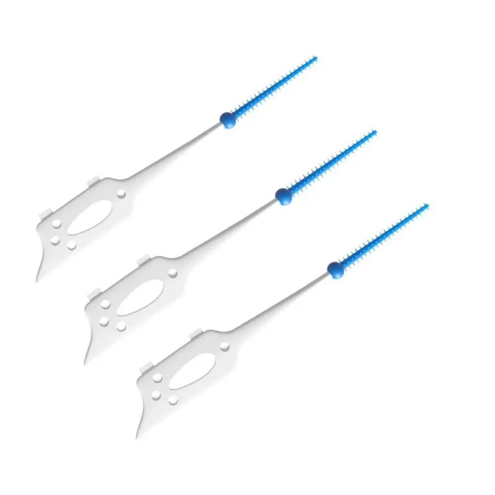

160Pcs Clean Between Teeth Silicone Interdental Brushes with Thread Teeth Care Toothpicks Brushes Orthodontics Braces Toothbrush
