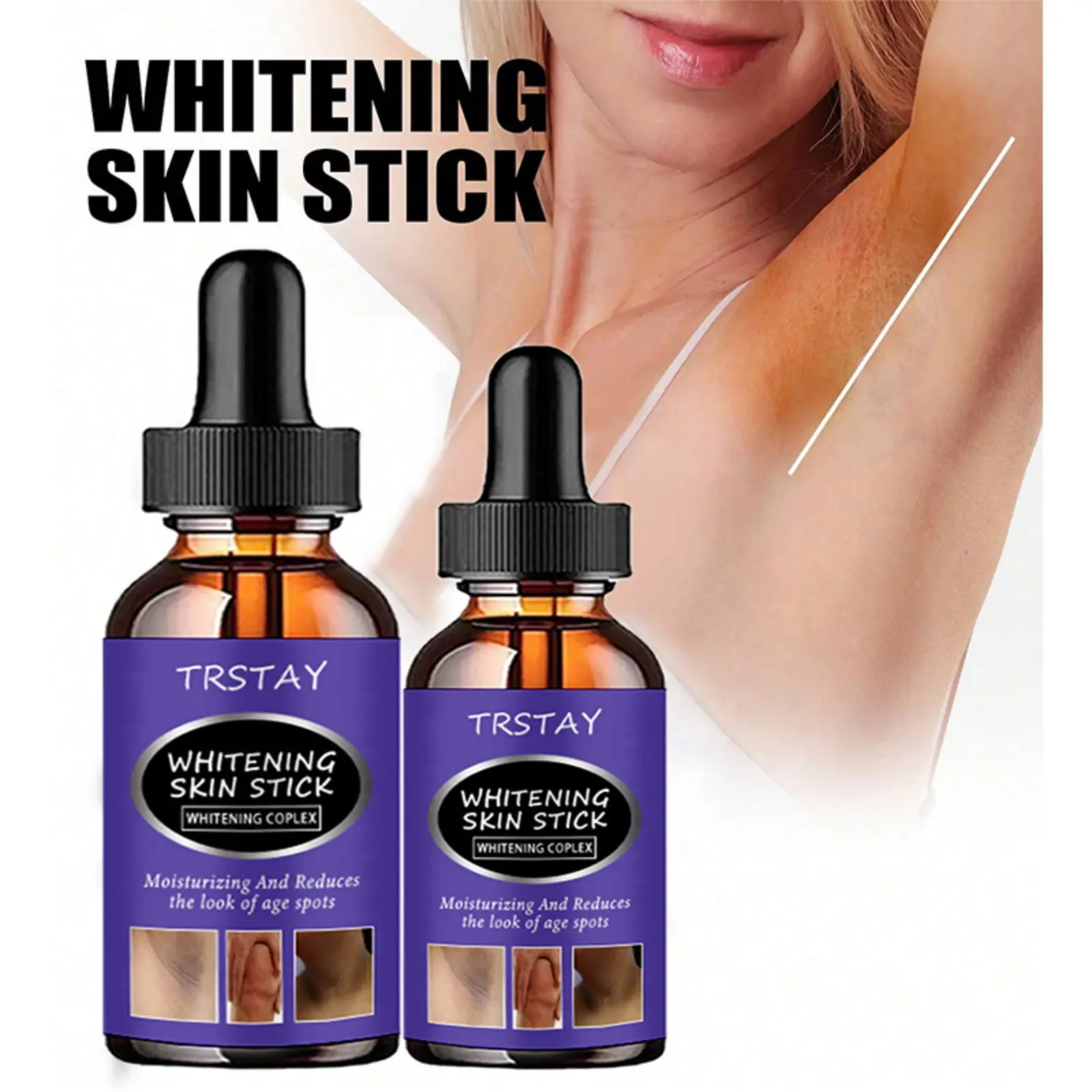 

WHITENING SKIN STICK WHITENING COPLEX Moisturizing And Reduces the look of age spots