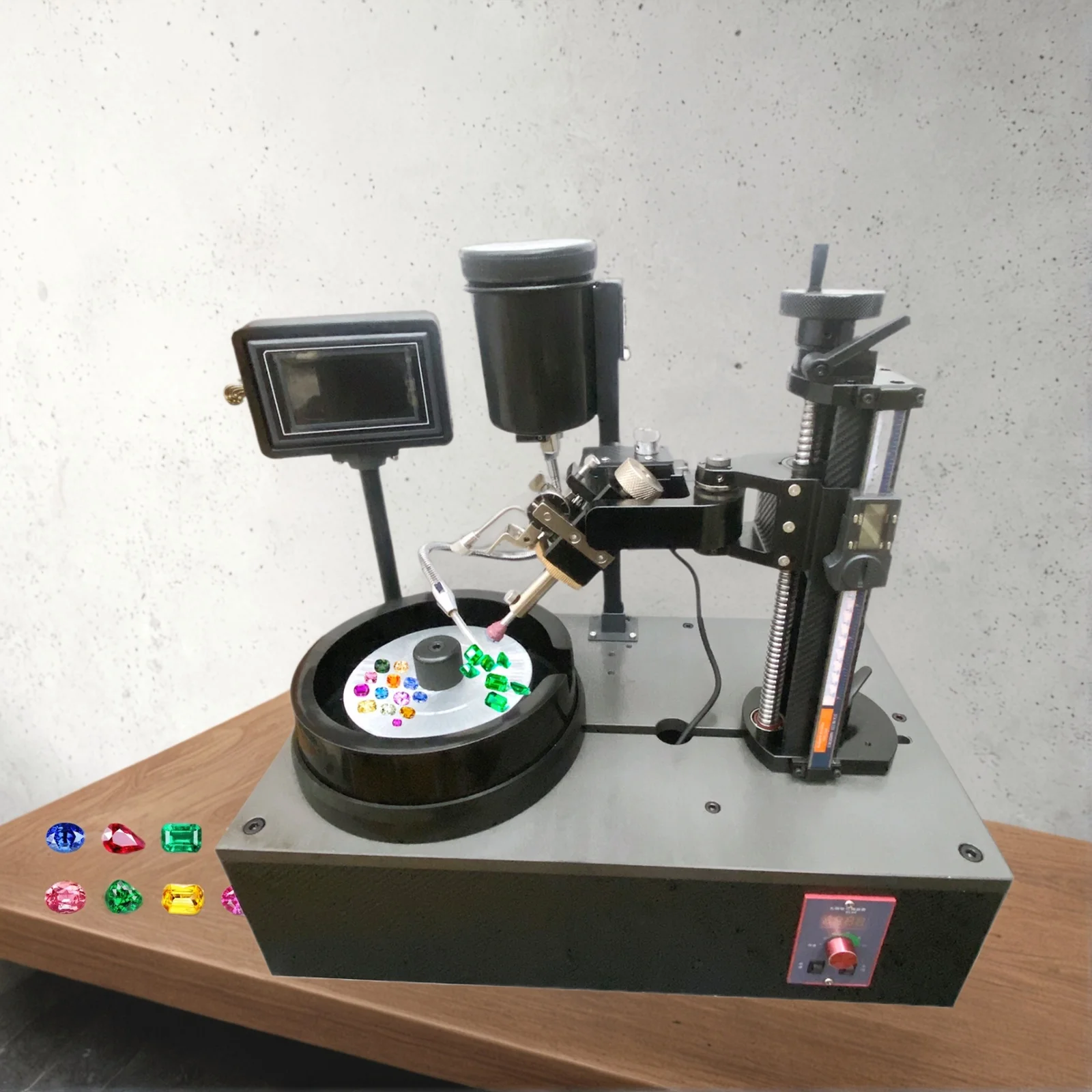 Kinway 6inch High Precise Digital Gem Cutting for Beginners on Faceting Machines Faceting Equipment