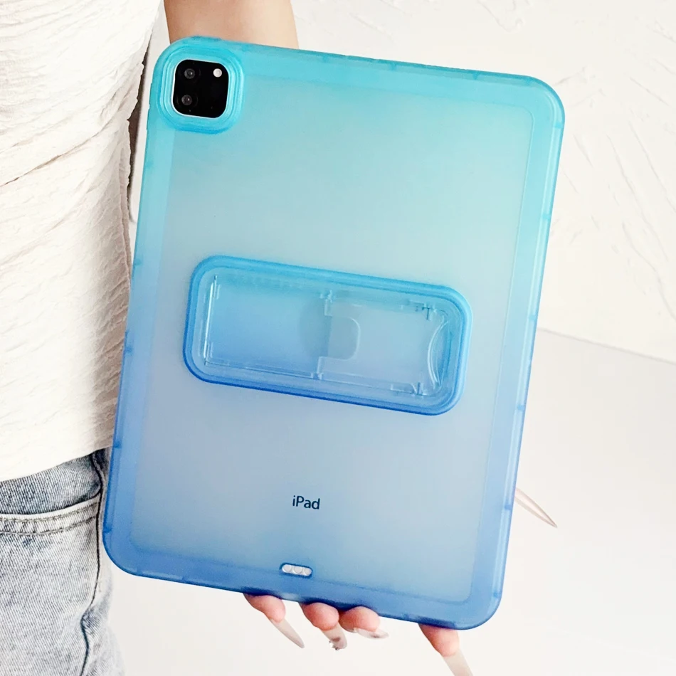 Case For iPad 5 6 7 8 9 10 11 A16 Cases Air 10.9 11 inch Mini 4th 5th 6th 7th Gen Pro 11 1st/2nd/3rd/4th Gradient Stand Cover