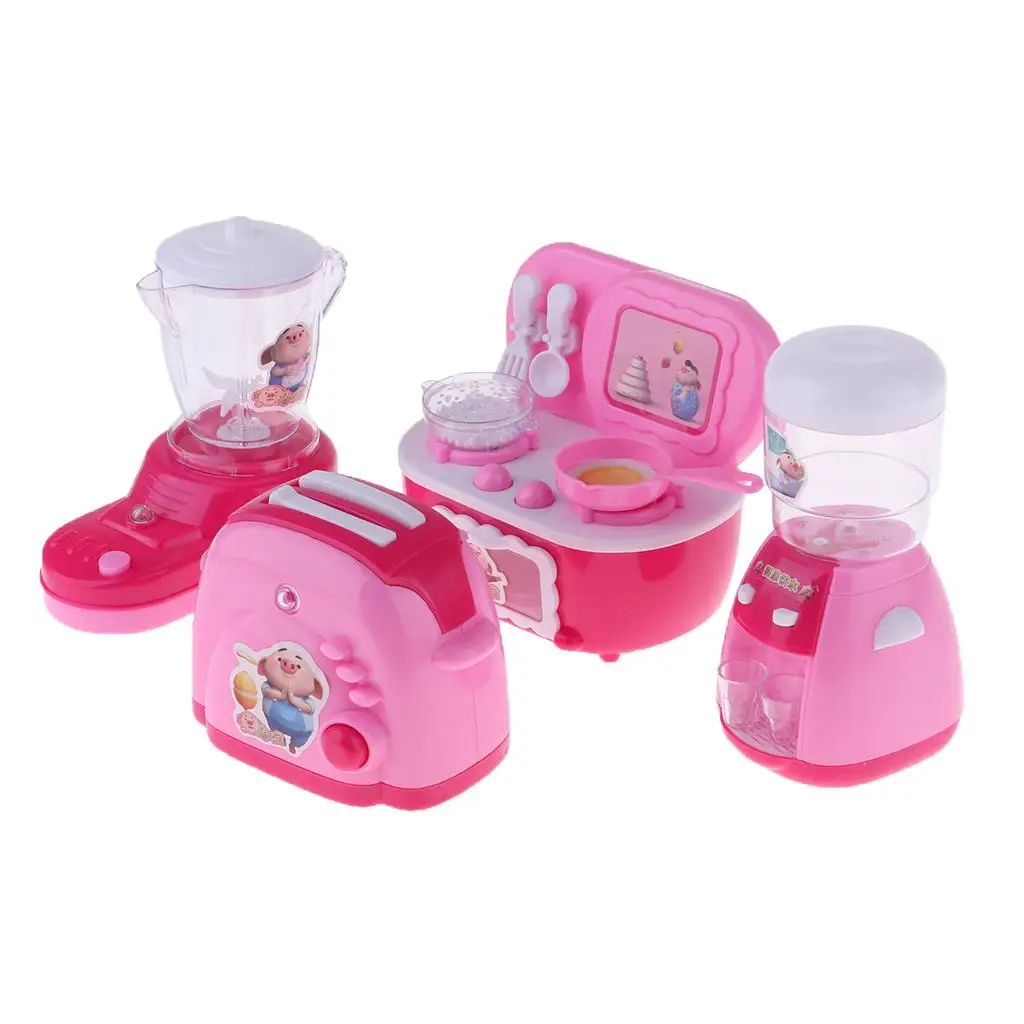 Tableware Set Home Appliance Model for Melchan Newborn Playset Kids Pretend toys