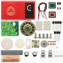 1 zestaw 7 tub Radio AM elektroniczny zestaw do majsterkowania zestaw do nauki elektronicznych DIY HX108-2