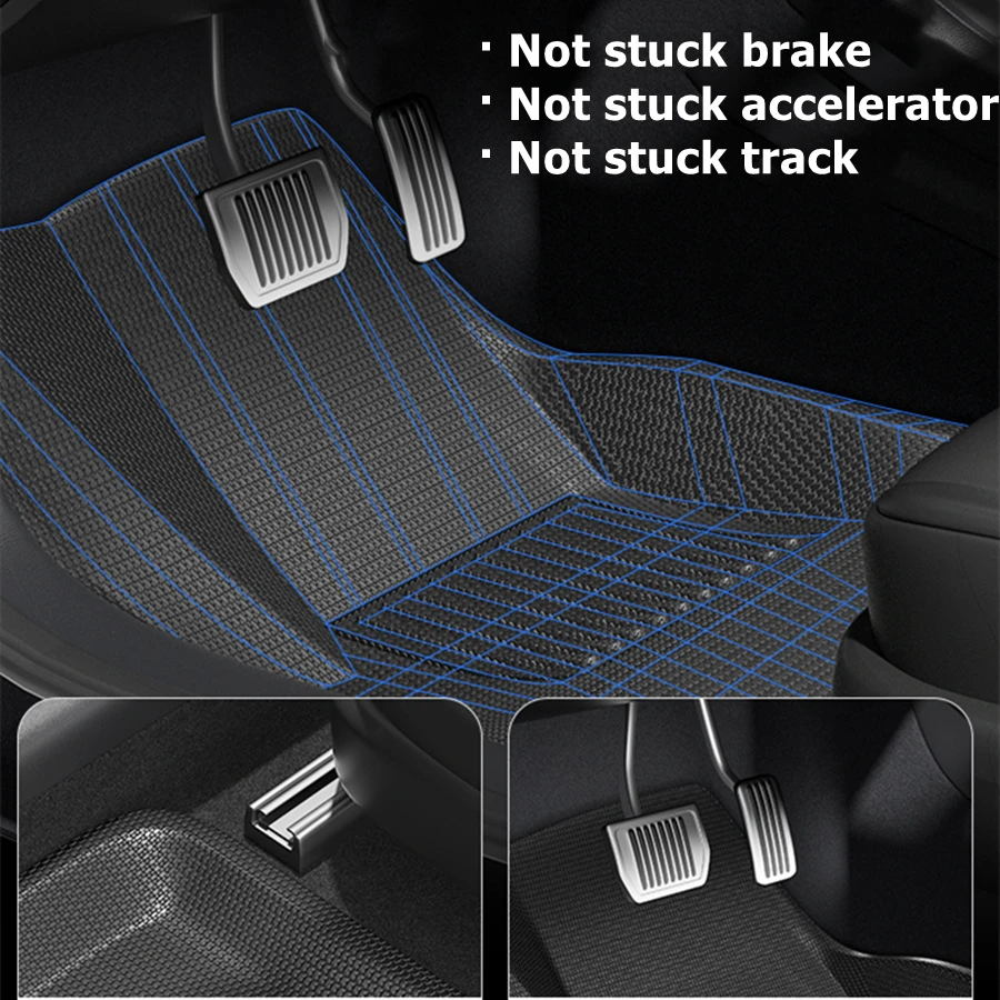 For Volkswagen ID.4 2024 2023 XPE Car Floor Liner Mats All-weather Protection Set Dustproof ID4 Waterproof TEP Rear Trunk Mat