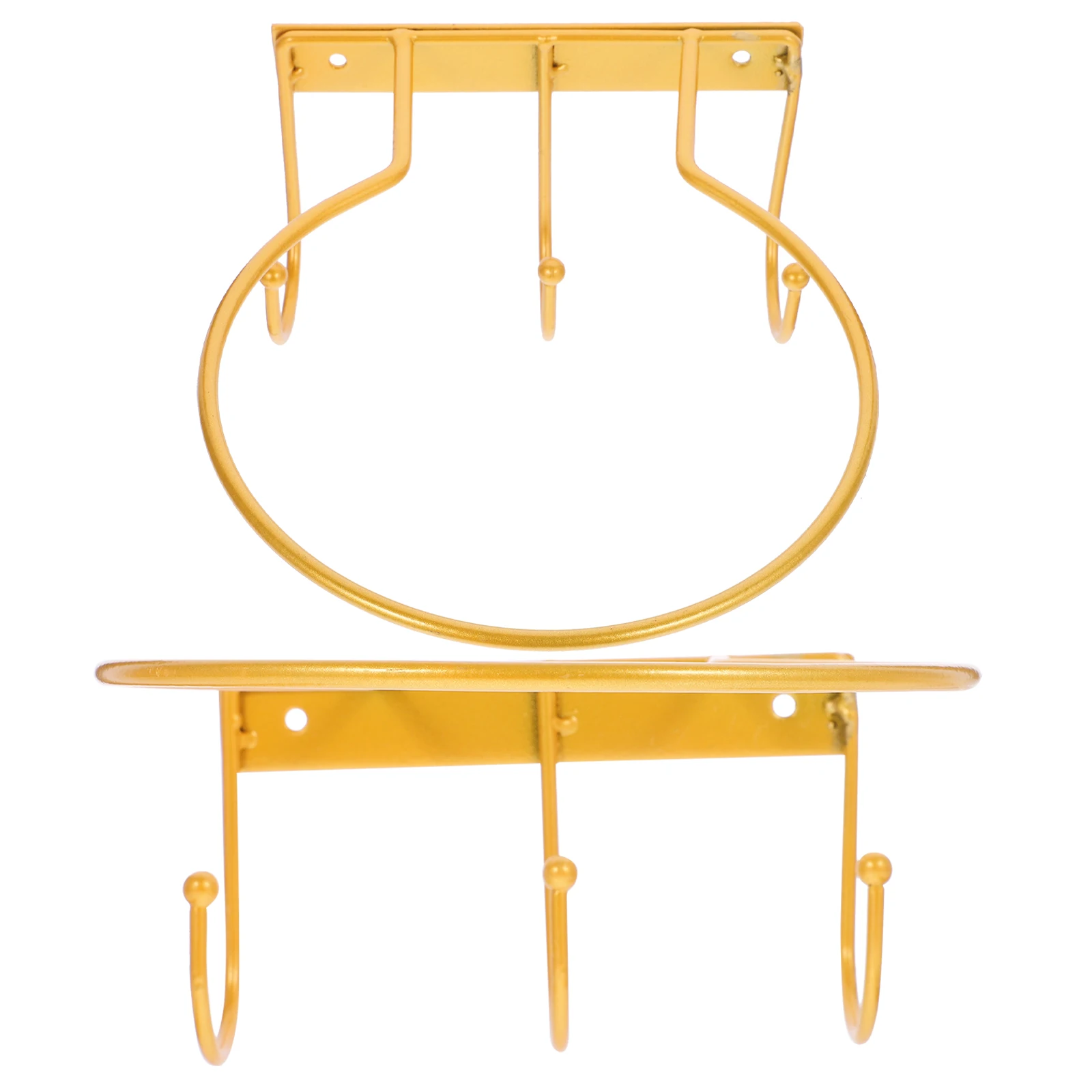 

2Pcs Wall-Mounted Basketball Organizer Metal Display Shelf Multi-Purpose Balls Rack Basketball Football Storage Stand