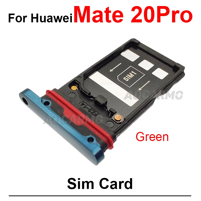 HUAWEI - huawei mato 20 pro sim解除済み ジャック For Huawei Mate 20X 20 Pro 20Pro SIM Card Socket Slot Sim Tray