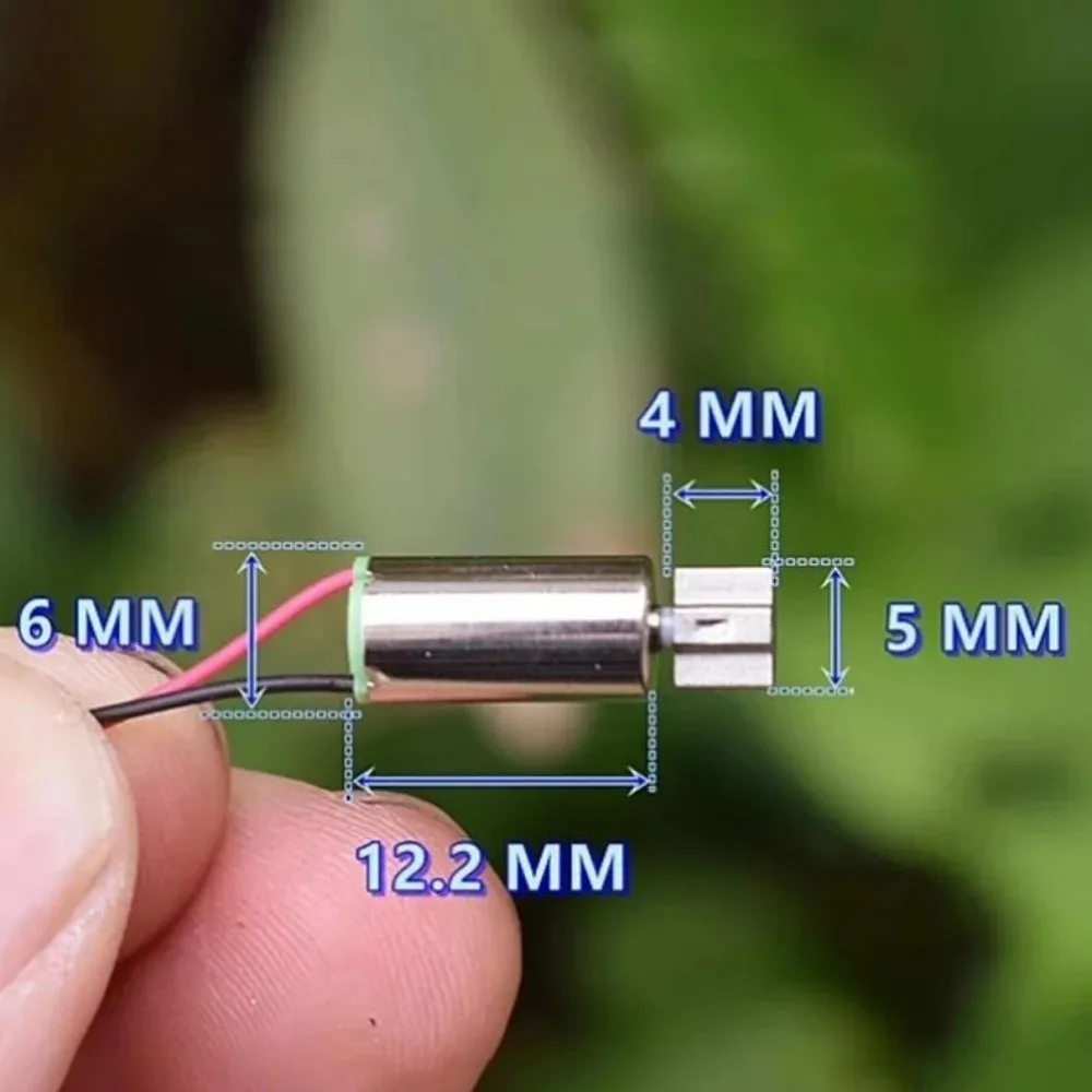 2pcs/set New Mini Tiny Coreless Vibration Motor 6mm*12mm 2 Styles Vibrator Motor DC 1.2V 1.5V 2.4V Micro 612 Vibrating Motor view 3