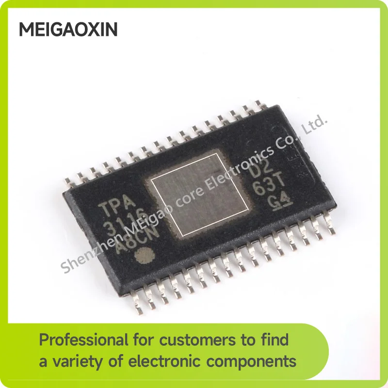 1~5pcs/lot TPA3116D2DADR TPA3116D2 TPA3116 HSSOP32 Class D audio power amplifier chip