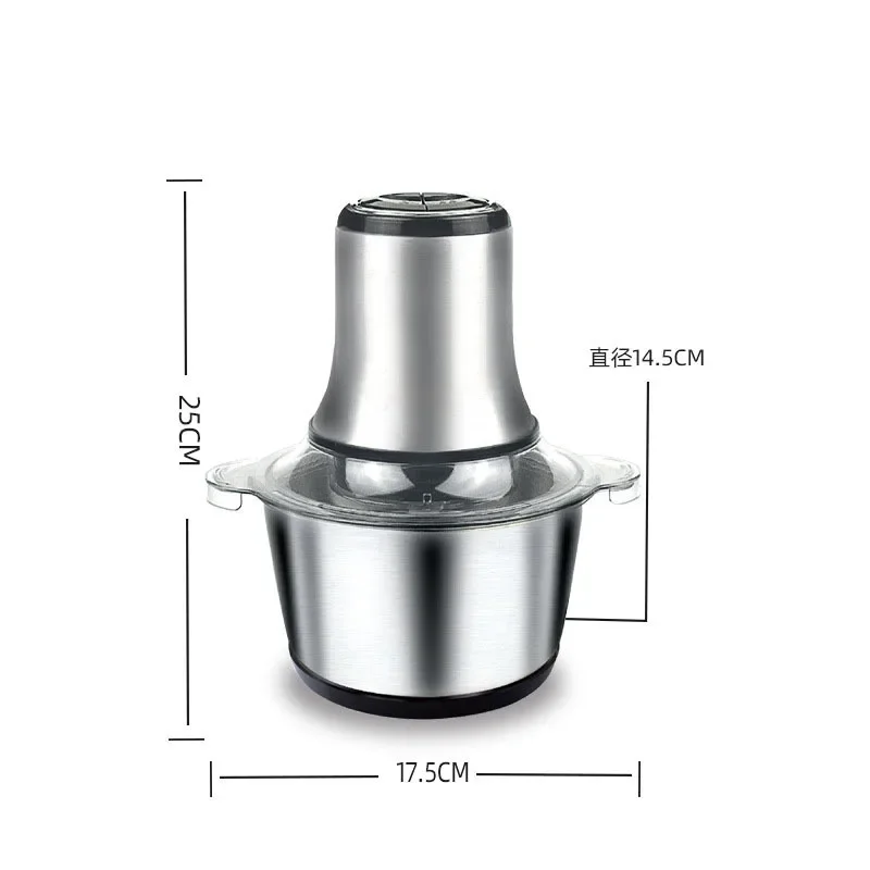 

Cross-border household stainless steel multi-functional cooking machine, electric stainless steel meat grinder