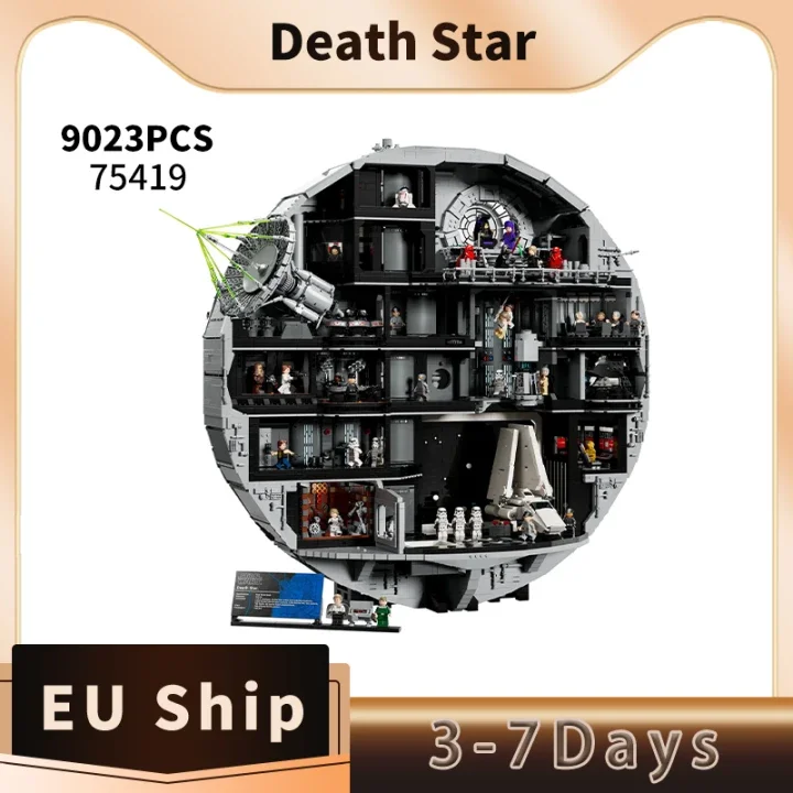 Set di Costruzioni Stella della Morte 75419 9023 Pezzi, Regalo di Natale e Compleanno per Bambini e Adulti, Spedizione Rapida