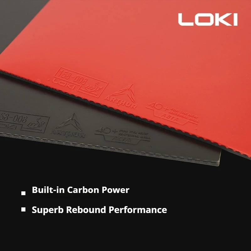 

Накладка для настольного тенниса LOKI Arthur ASIA, липкие шипы в суперотскок, накладка для пинг-понга с губкой, одобренная ITTF для скоростной атаки