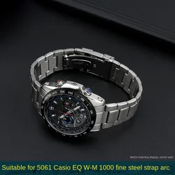 For Casio Edifice metal watch strap 5061 EQW M1000 stainless steel strap bracelet EQW-M1000 watch band 22mm men's watch chian