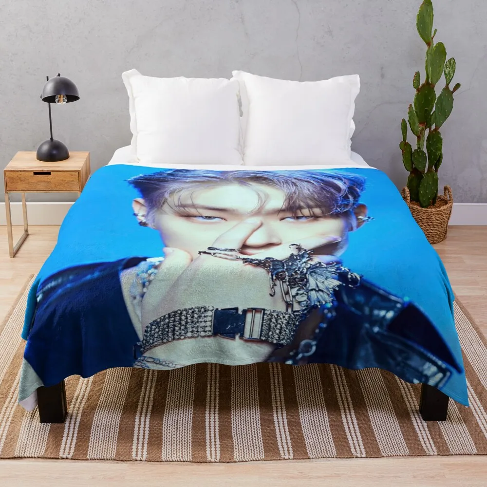 Mingi ATEEZ Deja Vu Throw Blanket WarmBlanket Soft Bed Blankets Beach Blanket