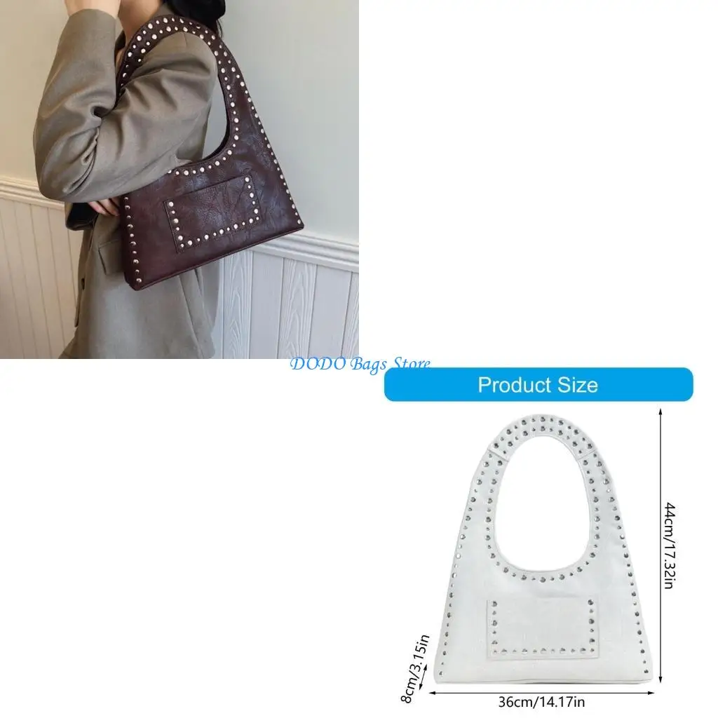 

Сумка из искусственной кожи подмышками в стиле панк-рок, сумки на ремне, сумка под мышками, сумка с просторным салоном для