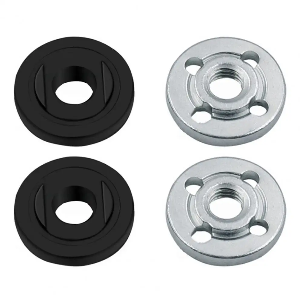 4Pcs Hardness Corrosion Angle Grinder Nuts Angle Grinder Platens Quick Clamp Power Tools