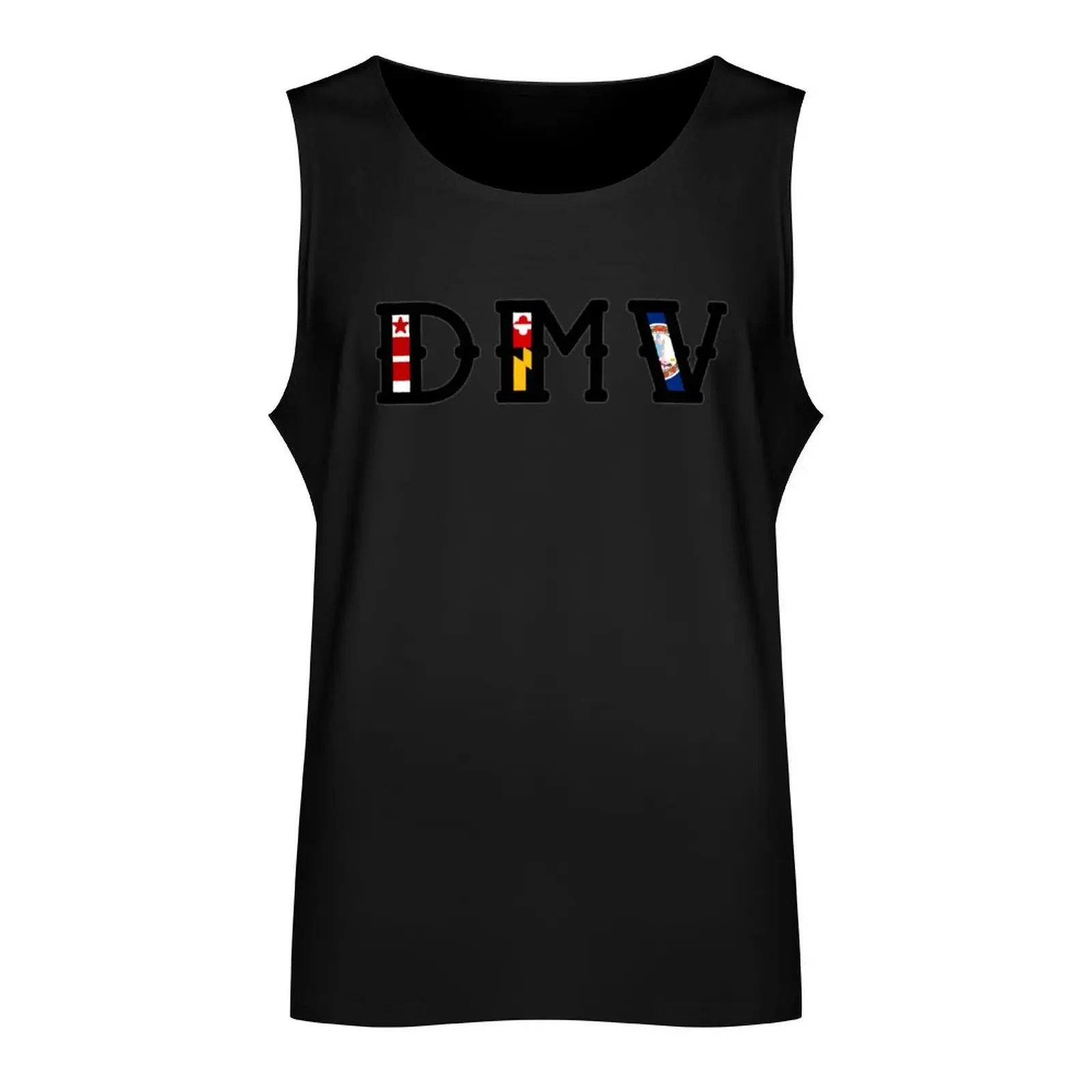 Old School DMV Tank Top sleeveless Men's t-shirts gym accessories man