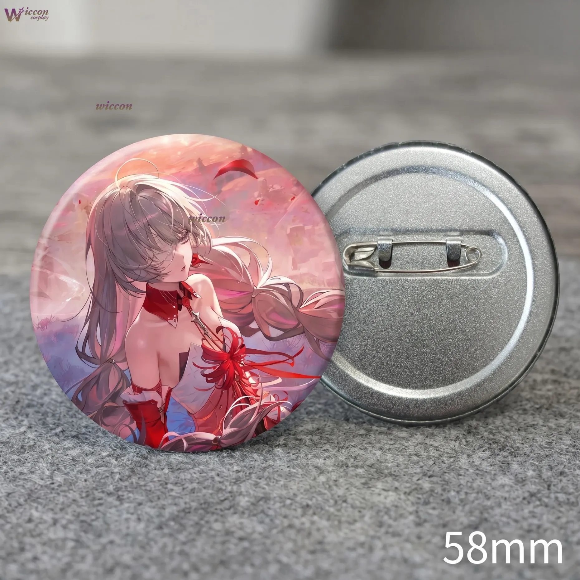 CosCCOS Wuthering Waves Phrolova Badge Anime Enamel Pin WuWa Phrolova Metal Brooch Fractsidus Conductor Resonator Cartoon