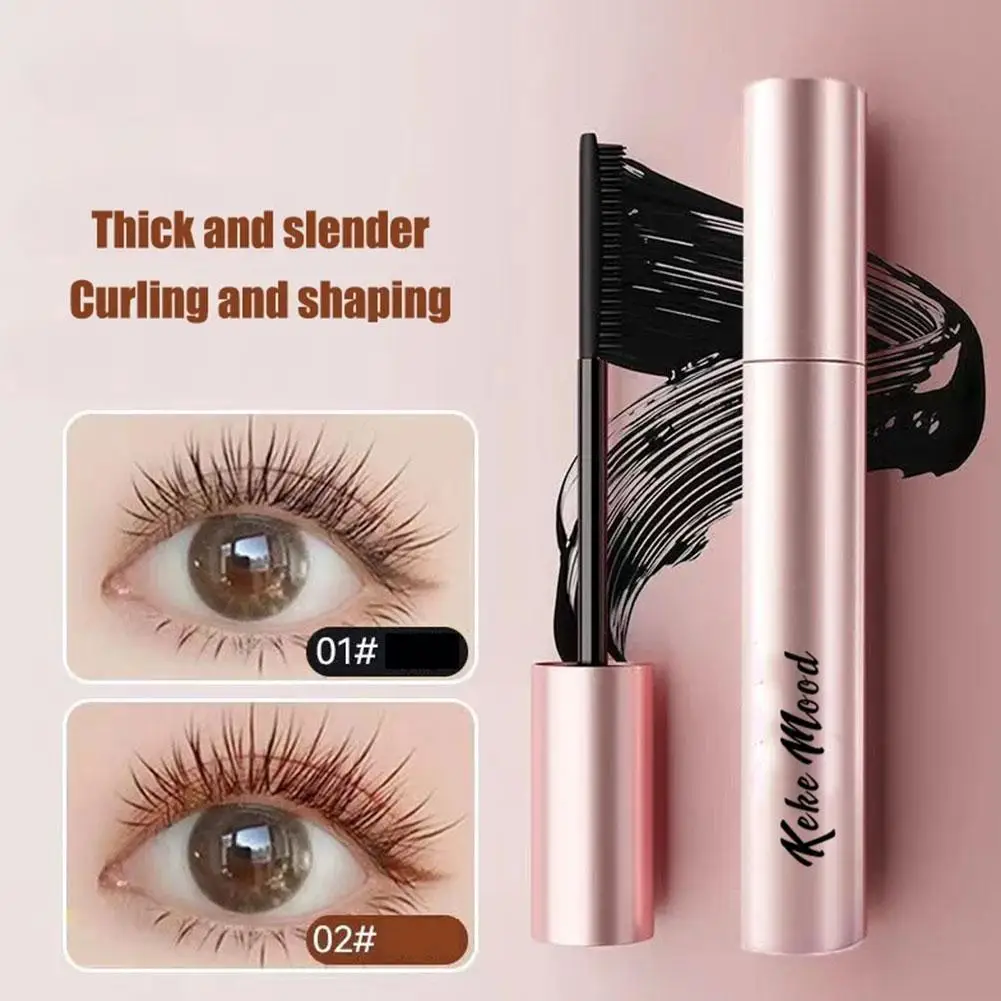 Lengthening Eyelashes Black Brown Mascara Slim Long Curl Lasting Set Quick Drying No Smudding No Makeup Natural Eye Makeup