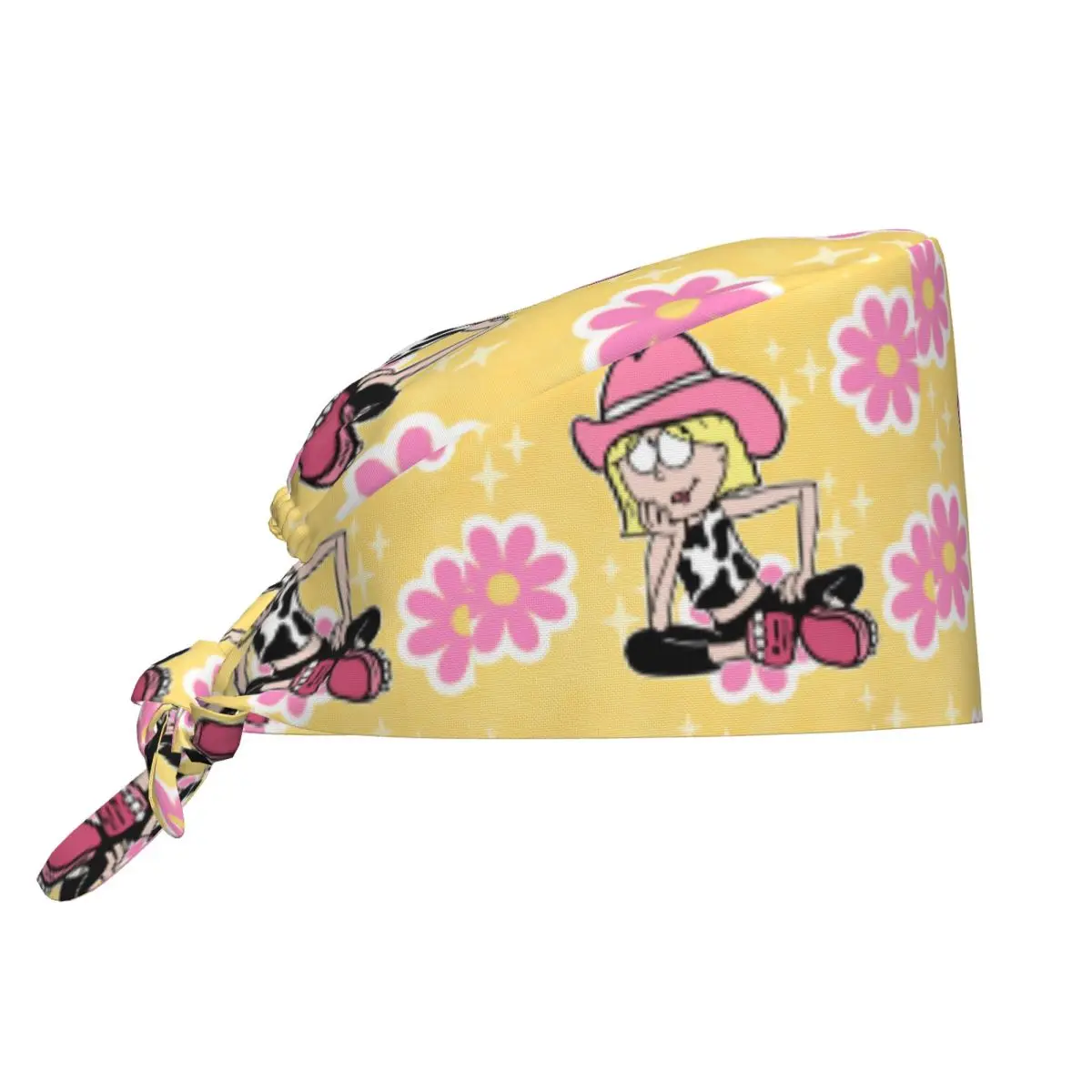 

Working Caps For Unisex Women Lizzies Cartoon McGuires Nursing Hats Adjustable Scrub Caps Kawaii Long Hair Medical Cap