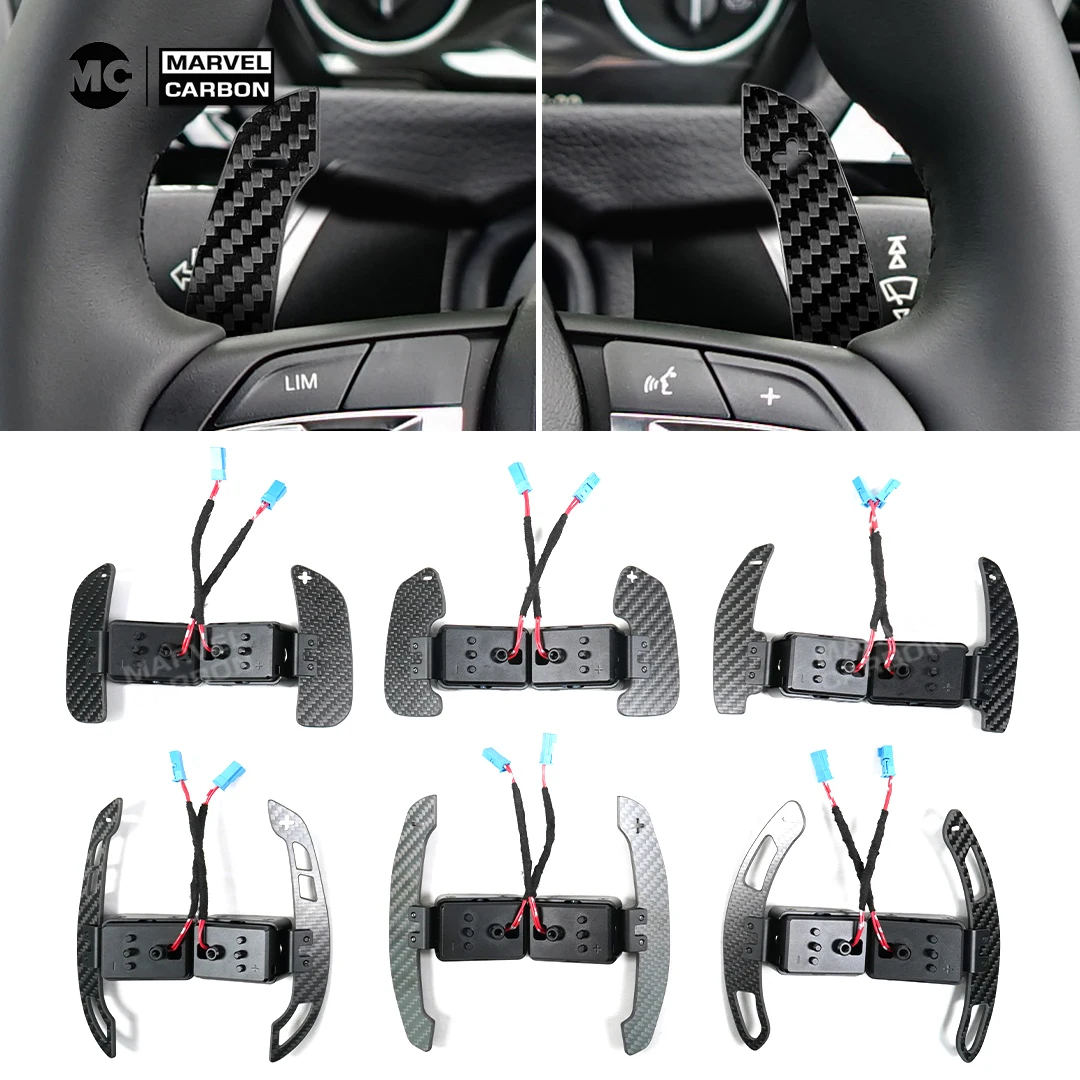 For BMW 1 2 3 4 5 7 Series F80 F22 F23 F45 F46 F30 Steering Wheel Shift Paddle Magnetic Carbon Fiber Paddle Shifter Extensions