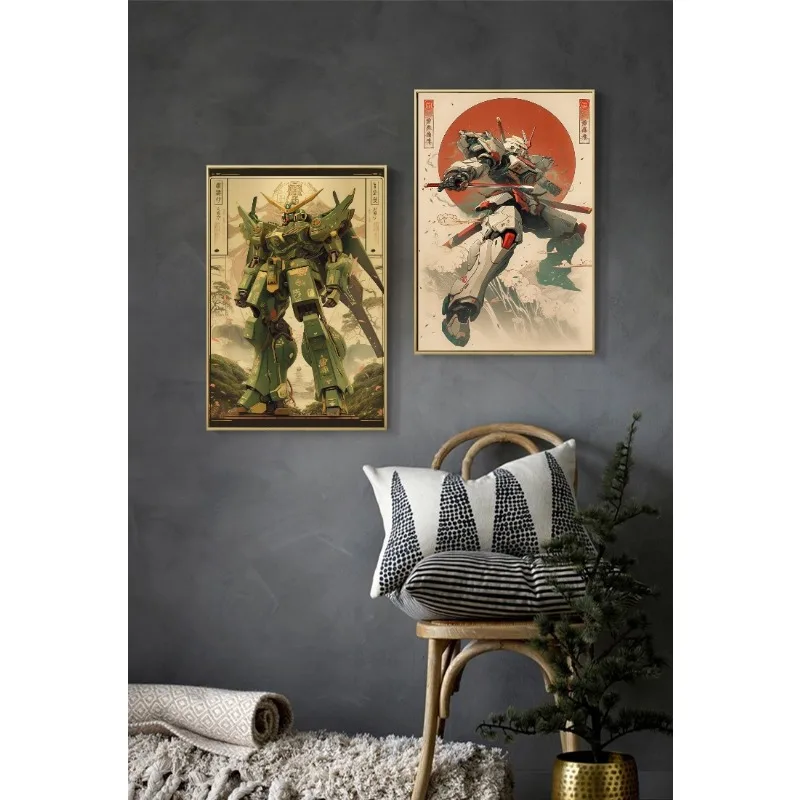 G-Gundam Mecha ALEX Poster Decoration Pictures Room Wall Decor Paintings on the Wall Decorative Painting for Bedroom Canvas Home