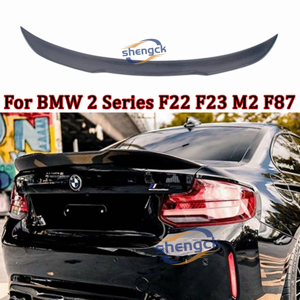 

For BMW 2 Series F22 Coupe/F23 Convertible/M2 F87 DA Style Carbon fiber Rear Spoiler Trunk wing 2014-2020 Forged carbon