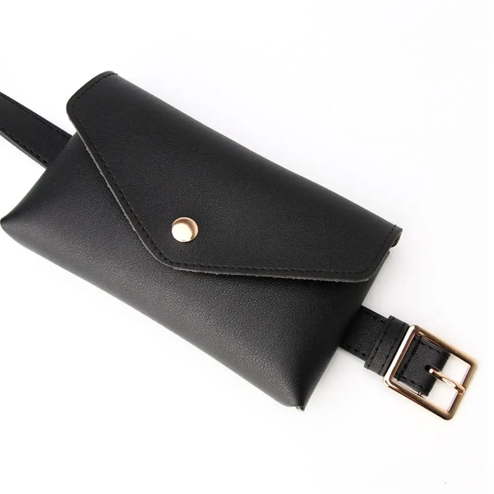 Pu Leather Waist Bag New Crossbody Large Capacity Fanny Pack Handbag Mobile Phone Lady Purse Female