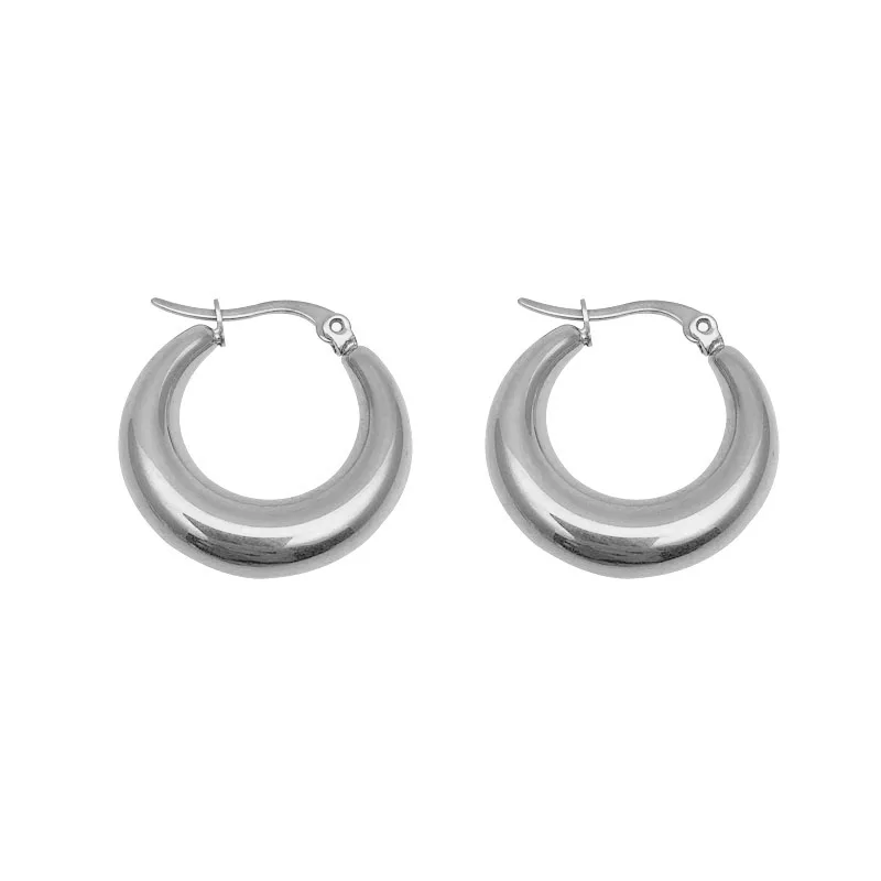 XIYANIKE 2023 New Minimalist Oval Ear Buckle Earrings For Women Girl Luxury Fashion Jewelry Friend Gift Party серьги женские