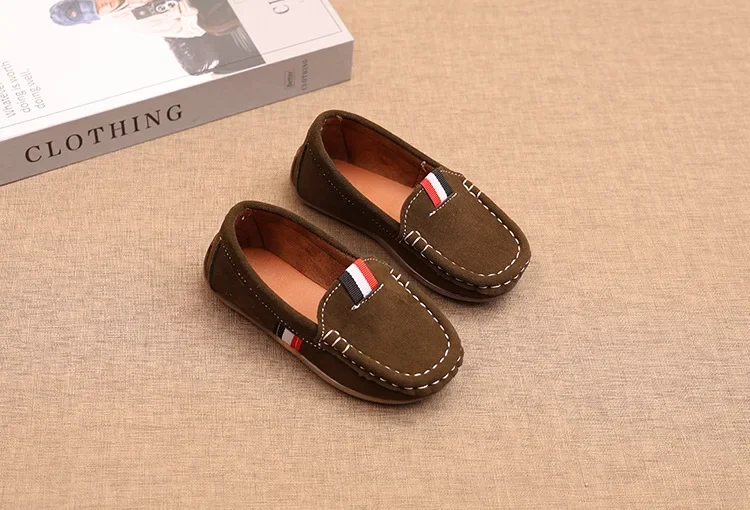 Kinder-Softloafer Frühling 2026 – Flache Schuhe für Baby-Jungen 1-10 Jahre, lässige Mokassins, rutschfeste Slipper, klassischer Freizeitschuh – Detail 11