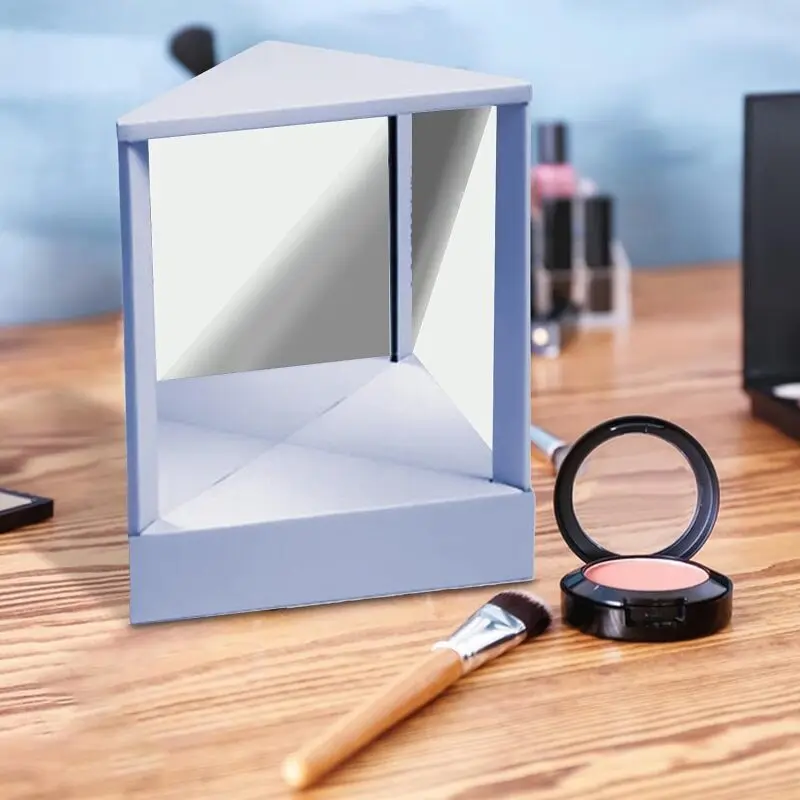 Real Me Mirror Non-Reversing Real Mirror For Vanity Portable True Mirror With Left And Right Not Reversed For Makeup Desktop