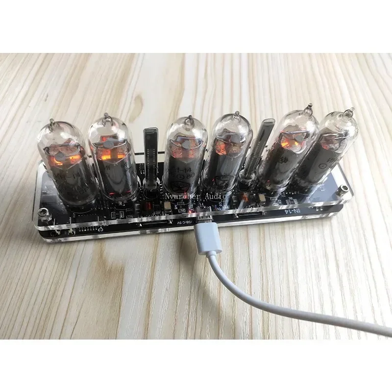 Nvarcher  6-bit IN-14 glow tube clock IN14  Excluding lamp tubes