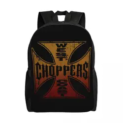 West Coast Iron Cross Choppers zaino da viaggio donna uomo School Laptop Bookbag College Student Daypack Bags