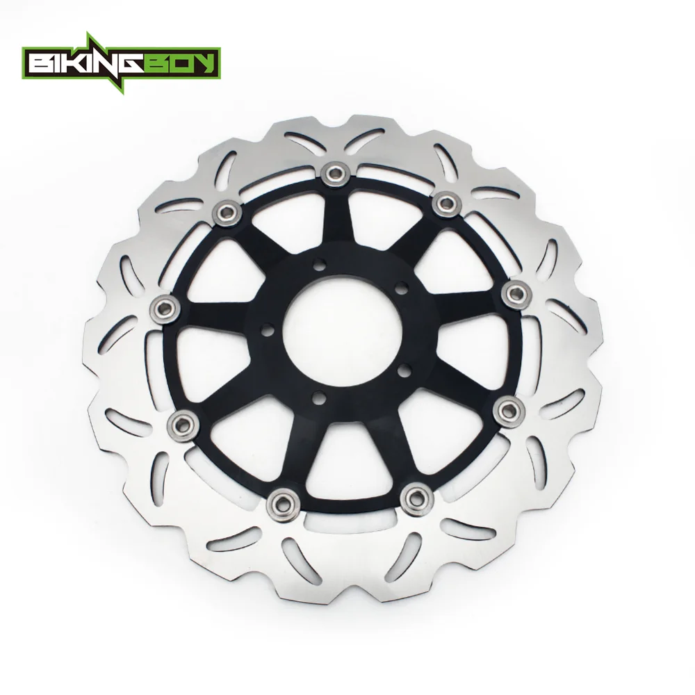 BIKINGBOY For Monster 796 ABS 11-14 Monster 797 / Plus 18-23 Monster 821 Dark Stealth Stripe ABS 1100 Front Brake Discs Rotors