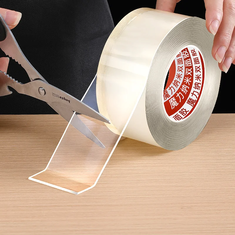 

Waterproof Transparent Double Sided Nano Tape Reuse Home Tapes Adhesives Porcelain wood metal plastic For Home Super Glue