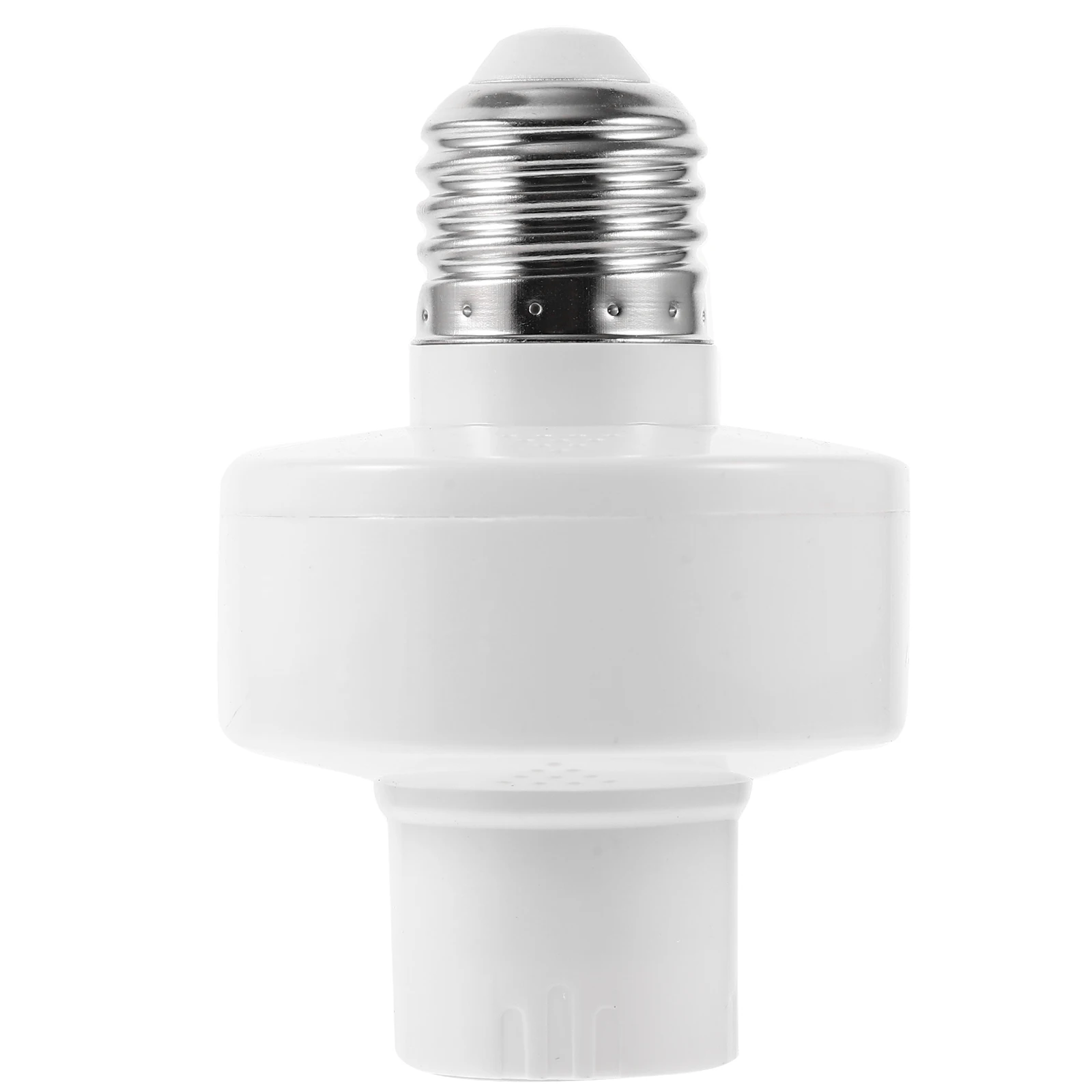 

Voice Control Lamp Head E27 Holder White Nail Socket Light Adapter Metal Bulb Wireless Talking