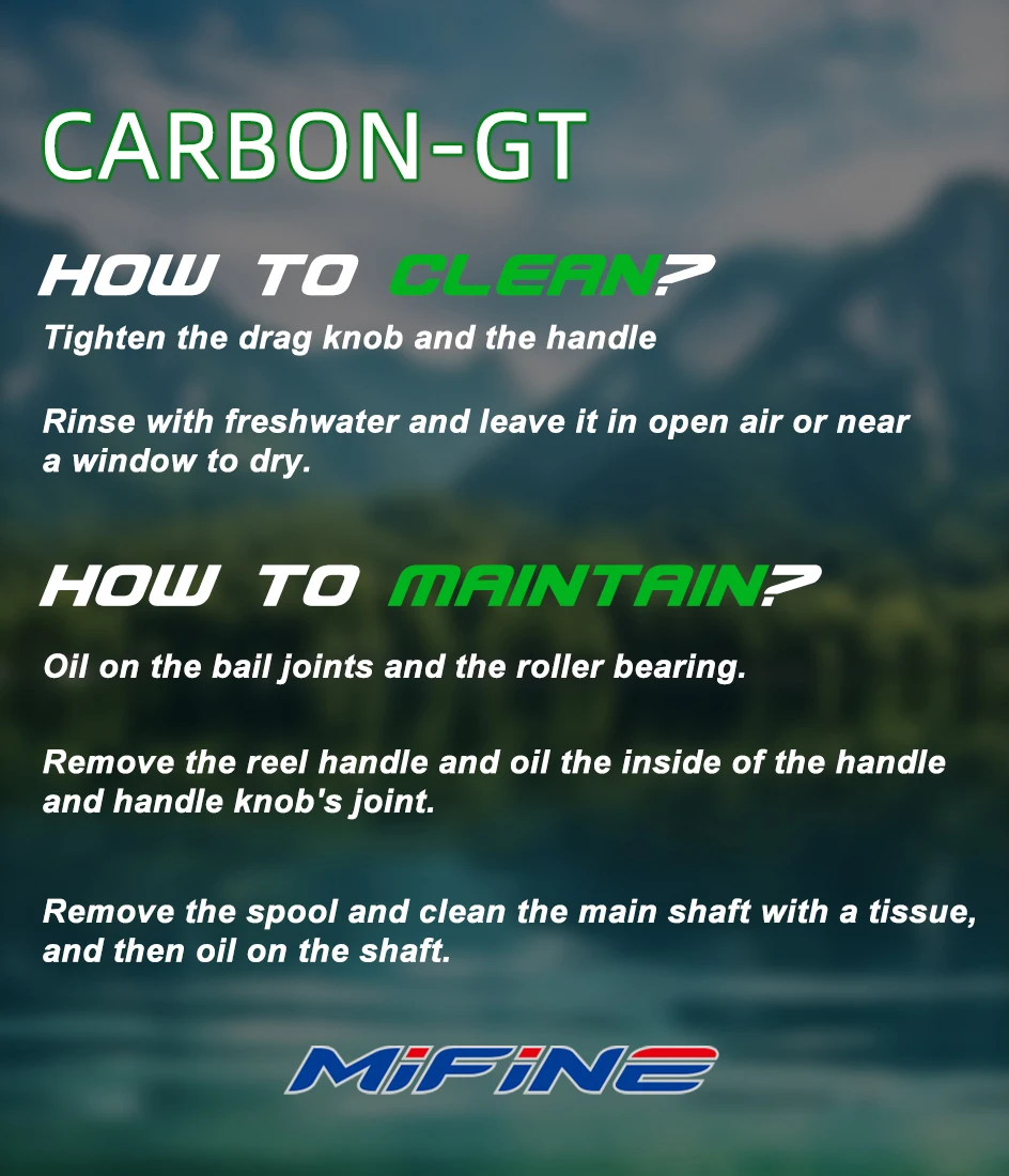 MIFINE CARBON-GT Ultraleichte Spinn-Angelrolle, 7+1BB, 1000, 2000, 2500, 3000, 5.2:1, 8 kg maximale Zugkraft, Salzwasser-Süßwasserrad – Detail 11