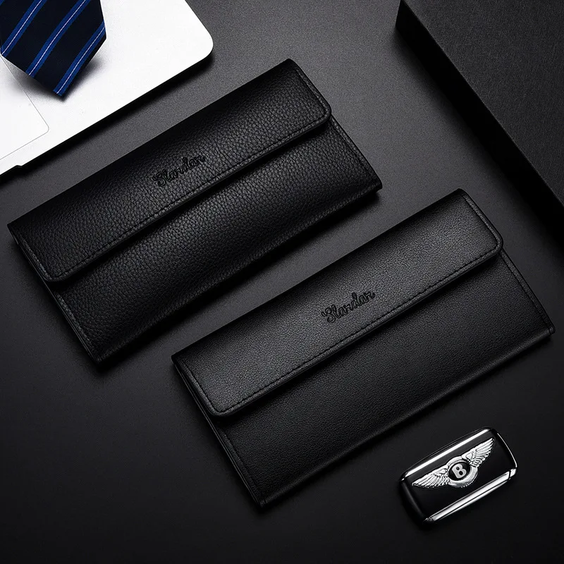 

Long wallet, men's thin, light luxury wallet, soft card bag, 30% off wallet trend