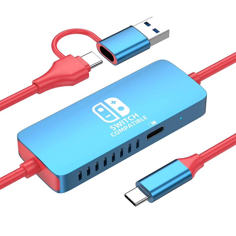 

YUCUN USB3.0 Video Capture Card with100W PD USB C to USB Live and Record Video Audio Gaming for Mobile Phone Computer Switch ROG