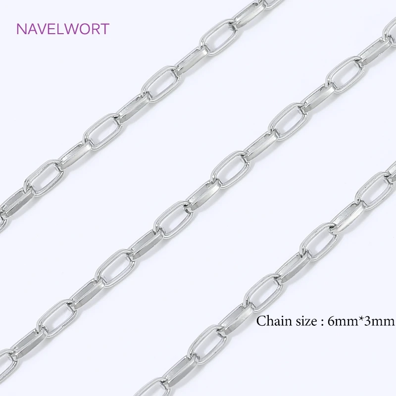 18K vergoldete Messing-O-Gliederkette für die Schmuckherstellung, Kabelkette als Meterware, Kettenzubehör, DIY-Halsketten- und Armbandzubehör – Detail 29
