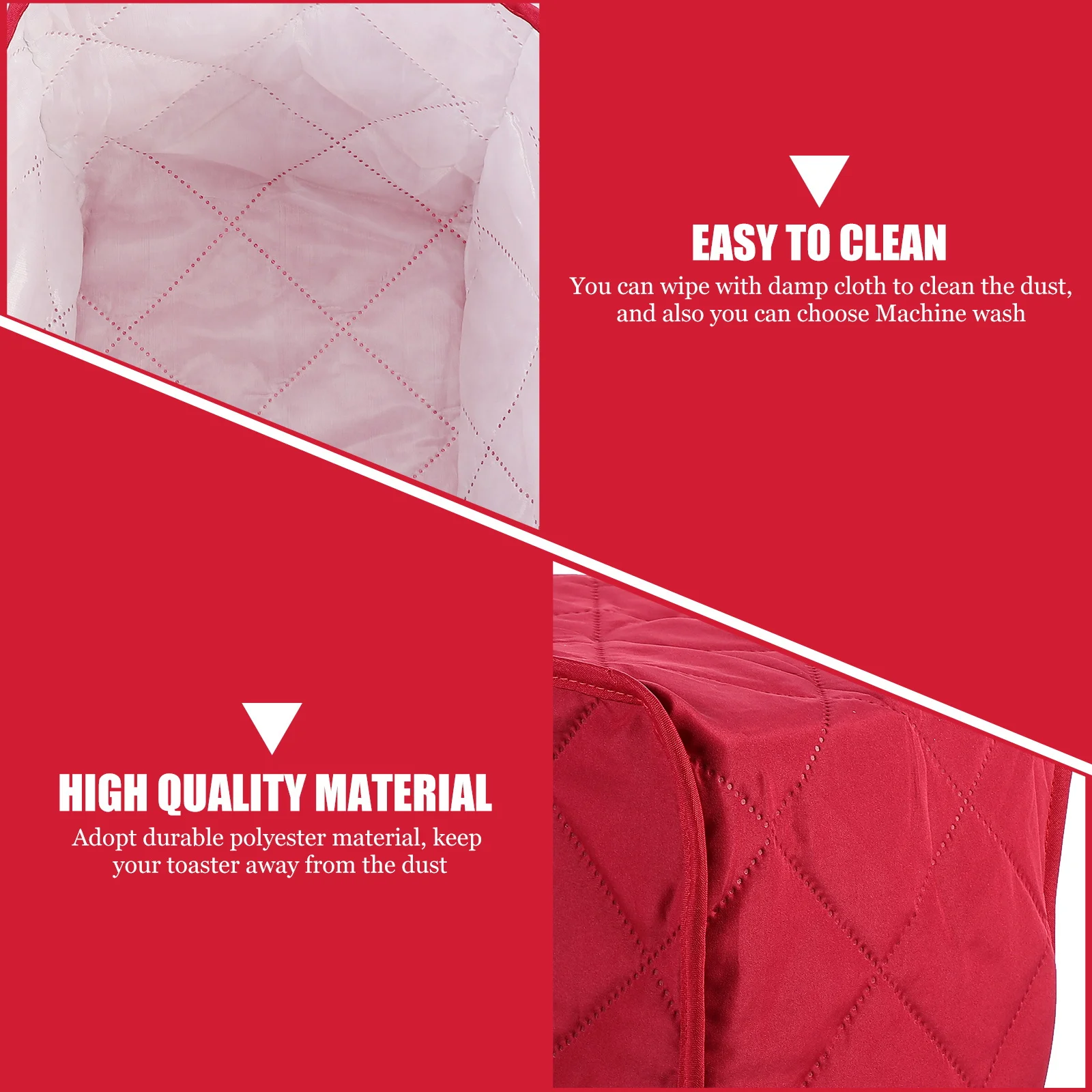 

1Pcs Toaster Cover Kitchen Protection Cover Waterproof Dust Proof Appliance Case for Toaster Storage and Organization