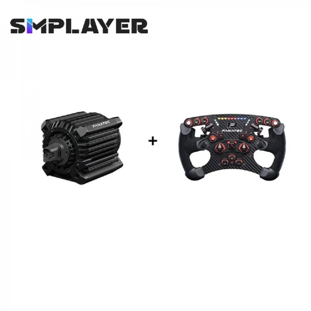 

Simplayer Original ClubSport DD+ Wheel Base 15NM + 270mm V2.5X Steering Wheel for Sim Racing Gamers & PS5