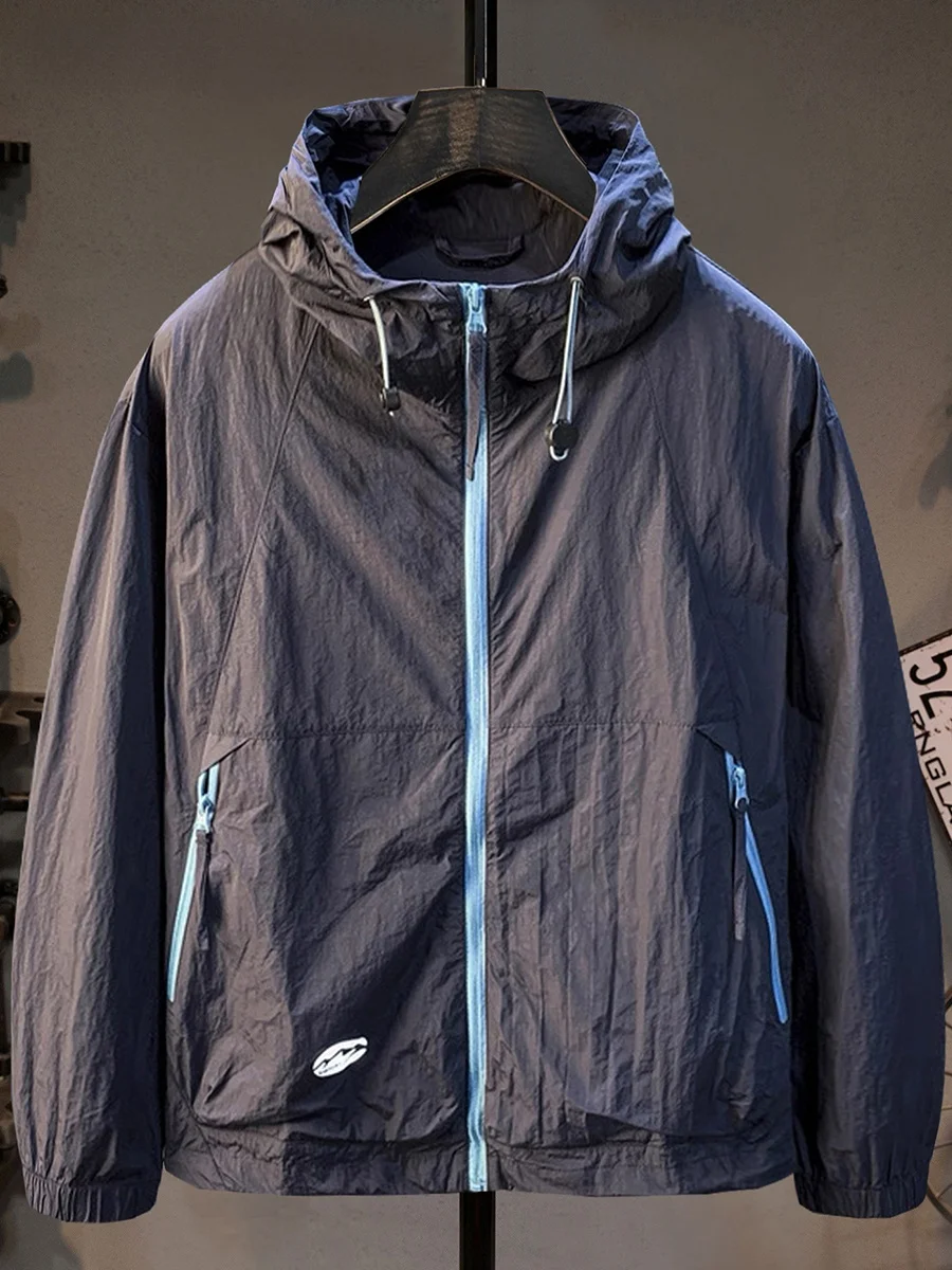 

Мужская летняя новинка: Ультратонкая дышащая куртка с капюшоном из ледяного шелка для активного отдыха, походов и горного туризма, с защитой от солнца и охлаждающим эффектом.