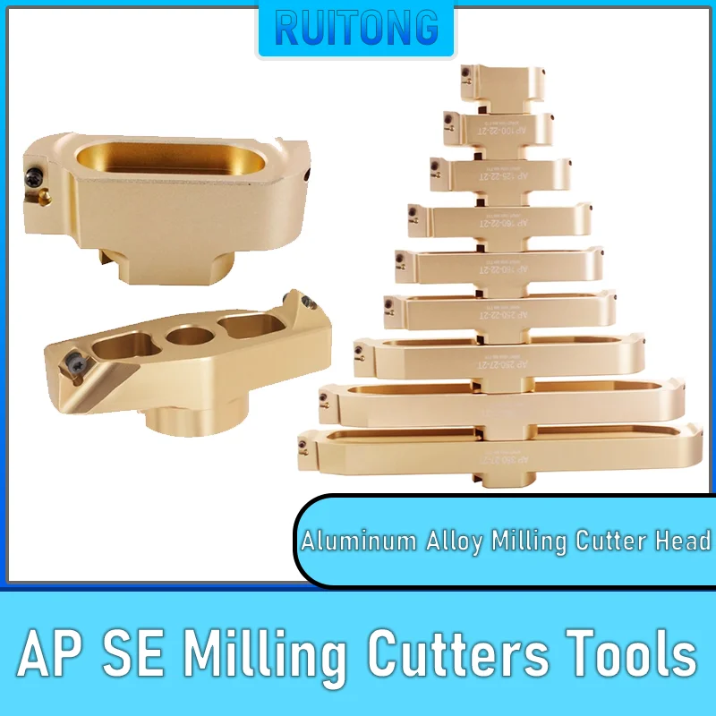 AP SE Milling Cutters Tools 90° KM12 400R AP1604 Right-angle two-edged bridge type aluminum alloy milling cutter cutter head