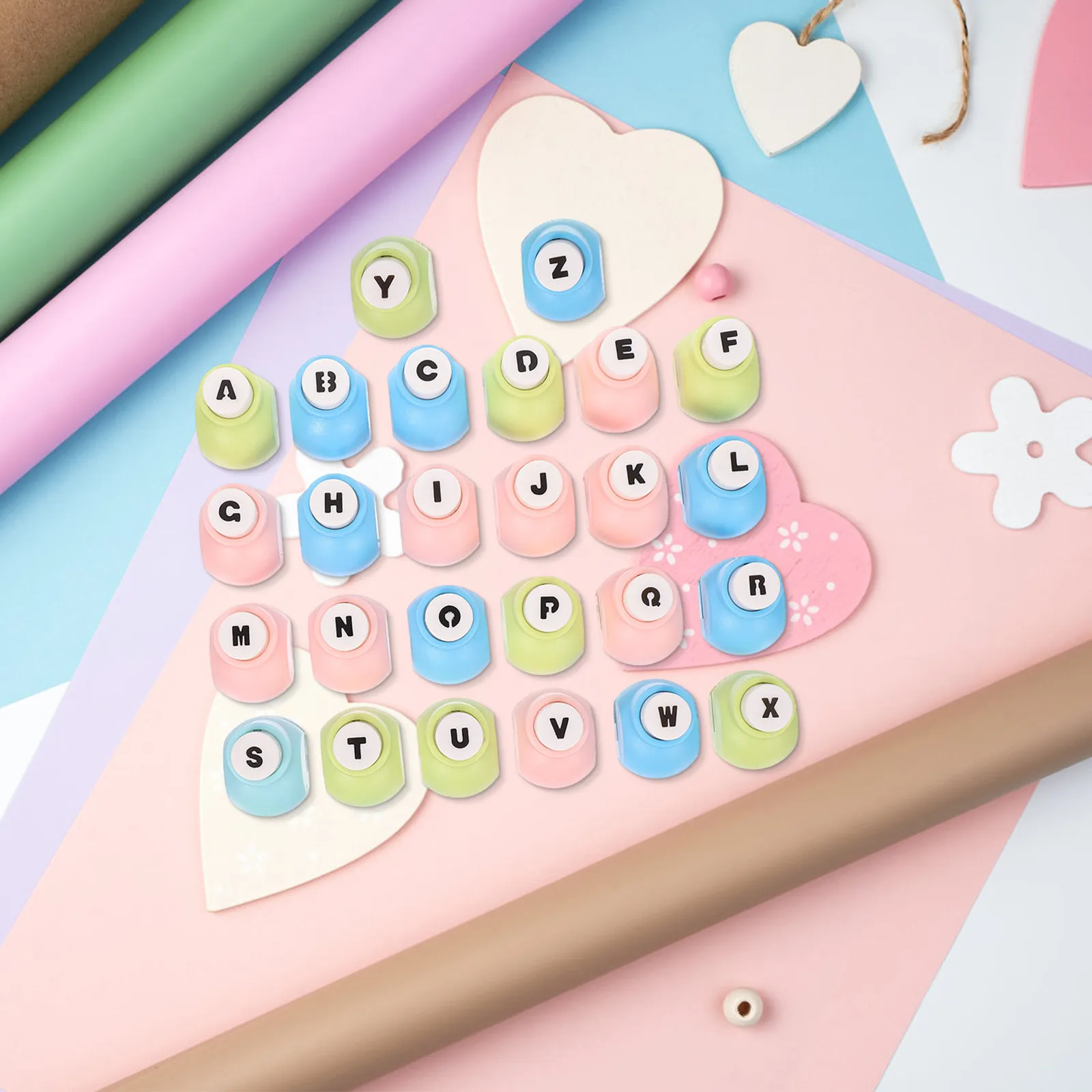 

Hole Punch Puncher Single Alphabet Craft Holes English Letters for Crafts Shapes Sewing