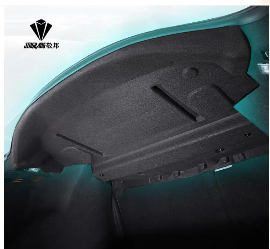 Picture 3: For Tesla Model 3 2017-2023  Trunk Lid Sound Insulation Cotton Interior Hood Frunk/Trunk Soundproof Dustproof Cotton Mat